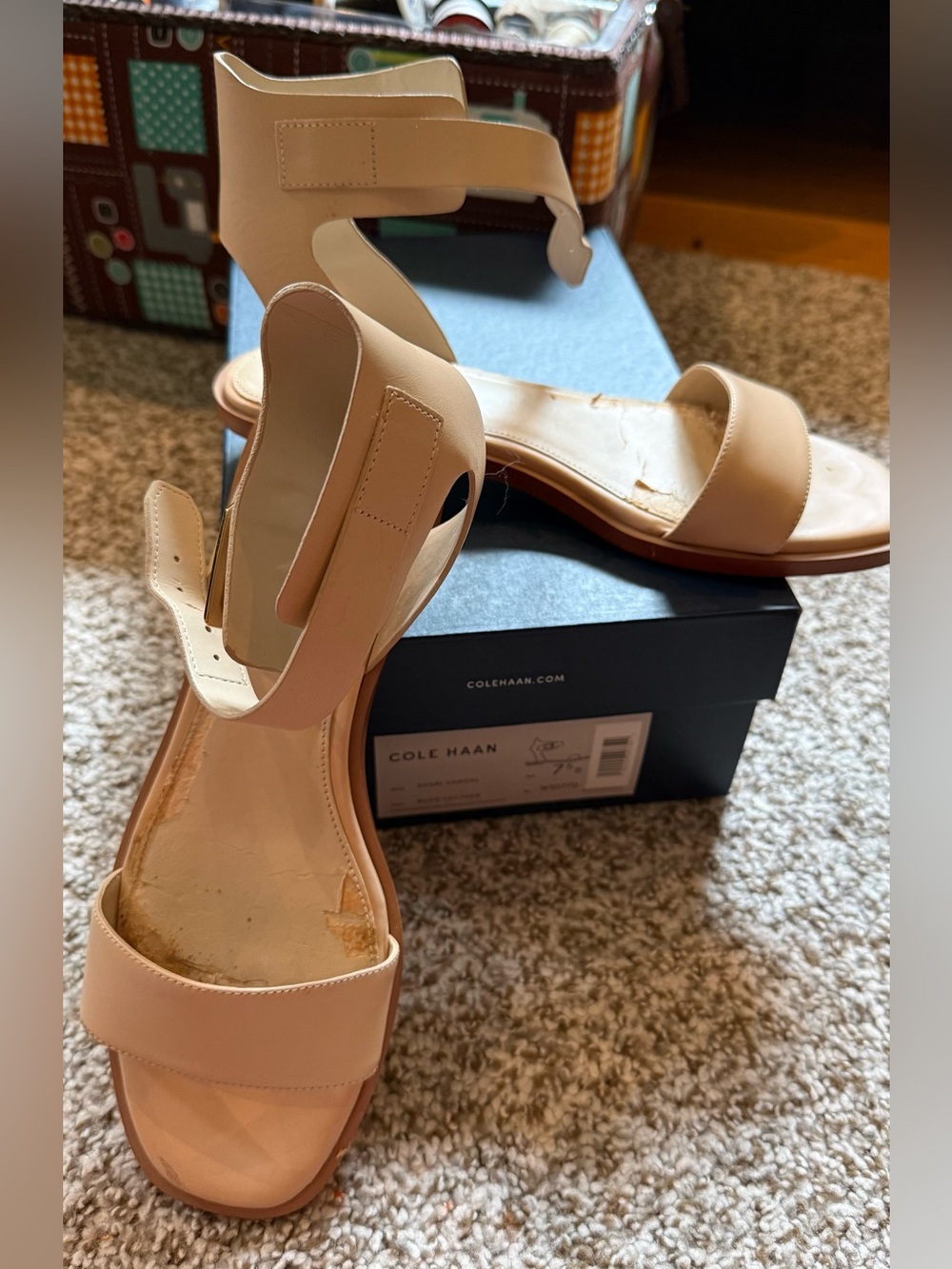 Cole Haan Avani Sandal Nude Color 7.5